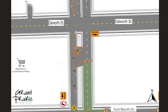 Attention Grand Prairie Drivers: Carrier Parkway Road Work Prompts Traffic Reroutes