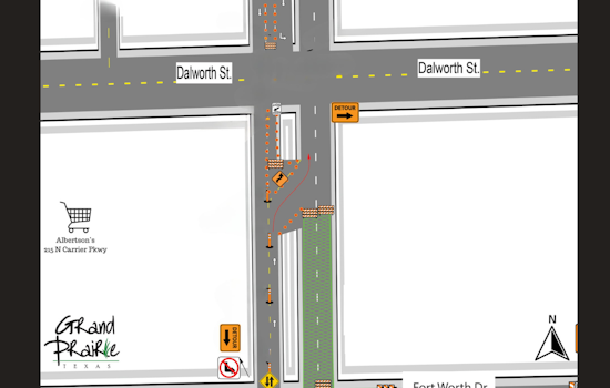 Attention Grand Prairie Drivers: Carrier Parkway Road Work Prompts Traffic Reroutes