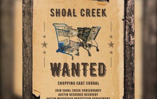 Austin Community Rallies for Second Annual Shoal Creek Shopping Cart Clean-Up Event