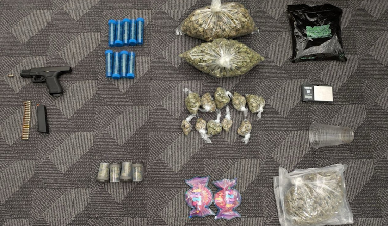 Baltimore GVET Detectives Seize Suspected Cannabis, Loaded Firearm on Baker Street, 27-Year-Old Man Charged