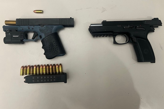 Baltimore Police Seize Illegal Firearms During Traffic Stop, Three Men Apprehended