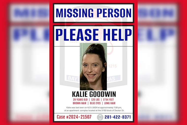 Baytown Police Intensify Search for Missing Woman Kalie Goodwin,