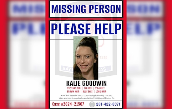 Baytown Police Intensify Search for Missing Woman Kalie Goodwin, Public's Assistance Requested