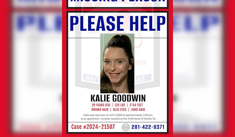 Baytown Police Intensify Search for Missing Woman Kalie Goodwin, Public's Assistance Requested