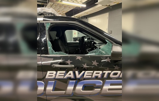 Beaverton Officer Suffers Minor Injuries as Patrol Vehicle Hit by IED, Suspect Sought in Ongoing Investigation