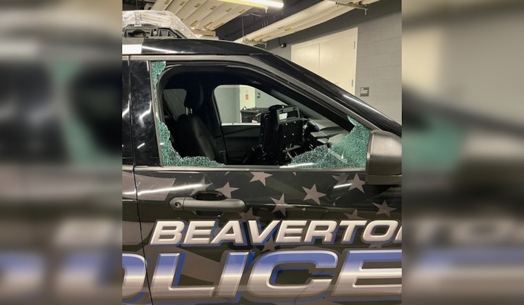 Beaverton Officer Suffers Minor Injuries as Patrol Vehicle Hit by IED, Suspect Sought in Ongoing Investigation