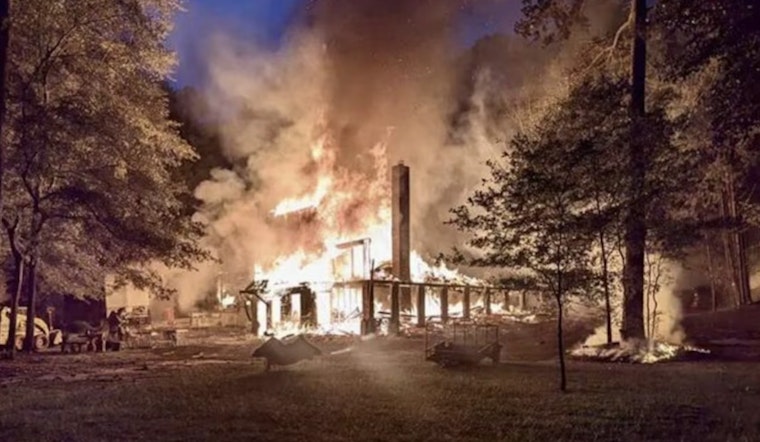 Blaze Engulfs Snellville Home, Resident Escapes While Dog Perishes and Vehicles Are Destroyed