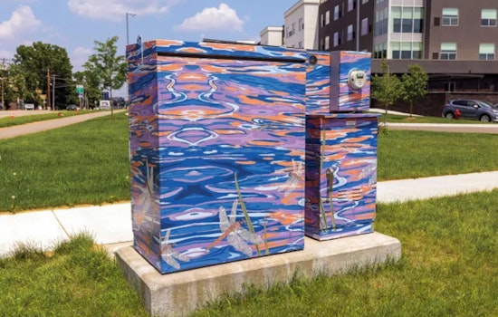 Bloomington Unveils ARTBOXES and COVID-19 Memorial in South Loop District, A Mix of Vibrant Public Art and Reflective Tribute