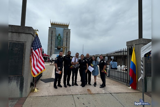 Boston District A-7 Officers Partner with Colombian Consulate to Support Local Community at Services Fair