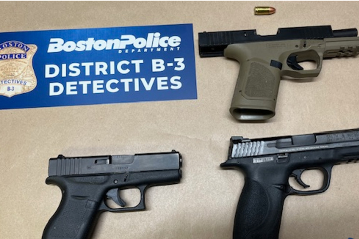 Boston Police Arrest Two Men, Recover Three Illegal Firearms In