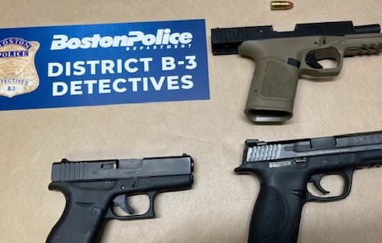 Boston Police Arrest Two Men, Recover Three Illegal Firearms in Mattapan Incident