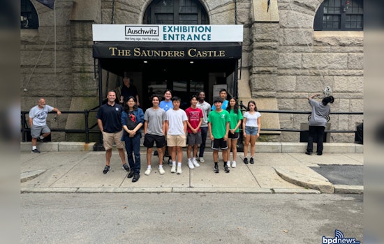 Boston Police Department Facilitates Teen Visit to Auschwitz Exhibition as Part of Community Education Effort