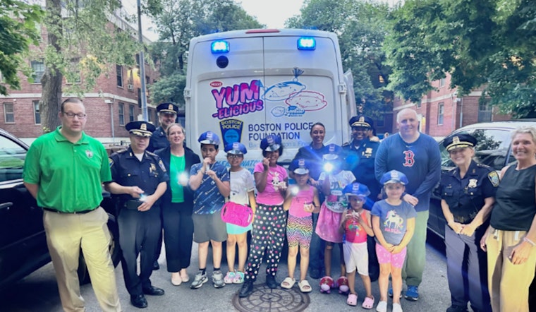 Boston Police Department Shines Light on Community Ties with Summer Flashlight Walks in South Boston