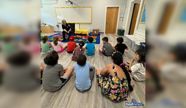 Boston Police Engage Youth at St. Columbkille Partnership School with Essential Safety Talks