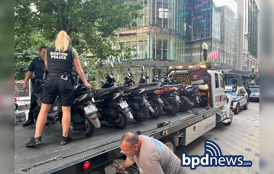 Boston Police Seize Nine Mopeds in Pedestrian Zone Crackdown at Downtown Crossing