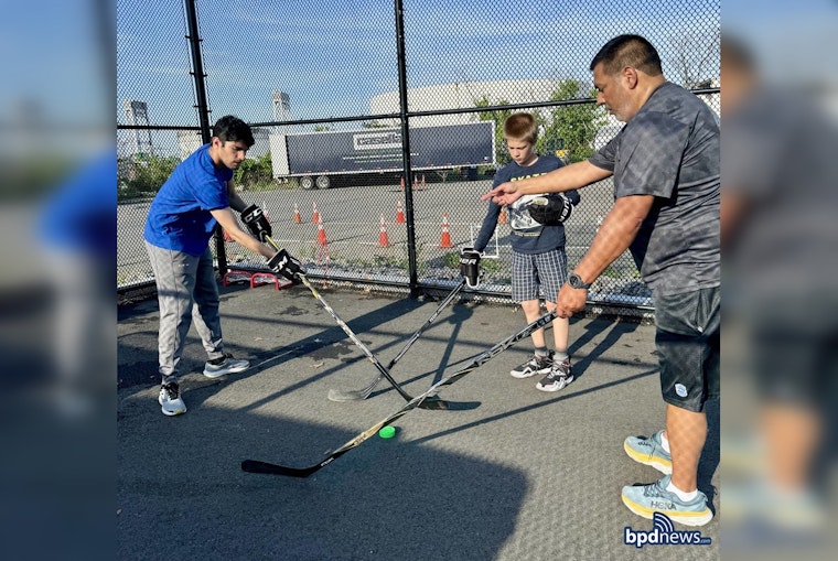 Boston Police Swap Patrol for Pucks to Engage Youth in Hockey Program