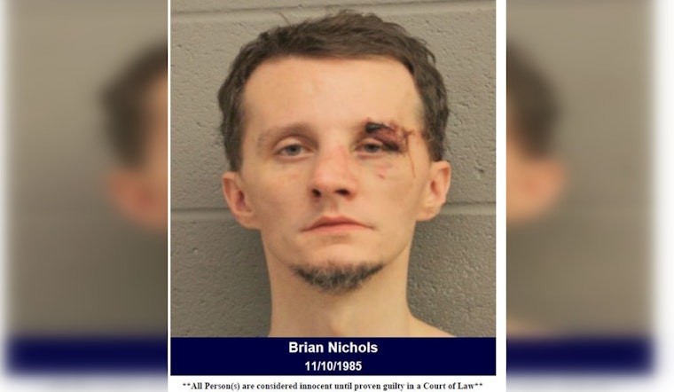 Brian Nichols Charged with Harassment of Public Servant in Harris County Incident