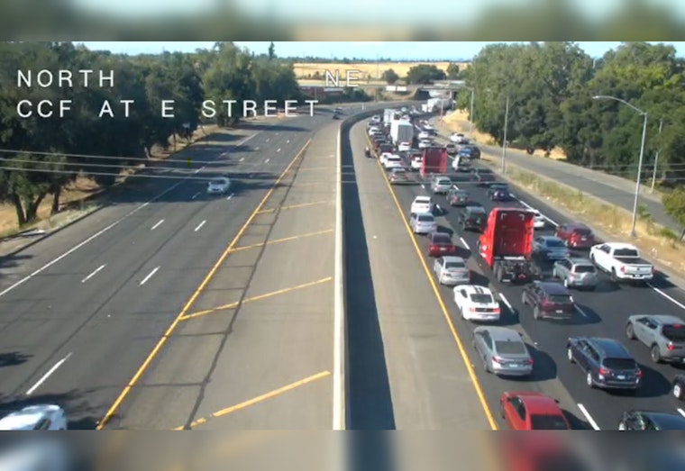 Brush Fire Near Cal Expo Results in Temporary Closure of Business 80 in Sacramento