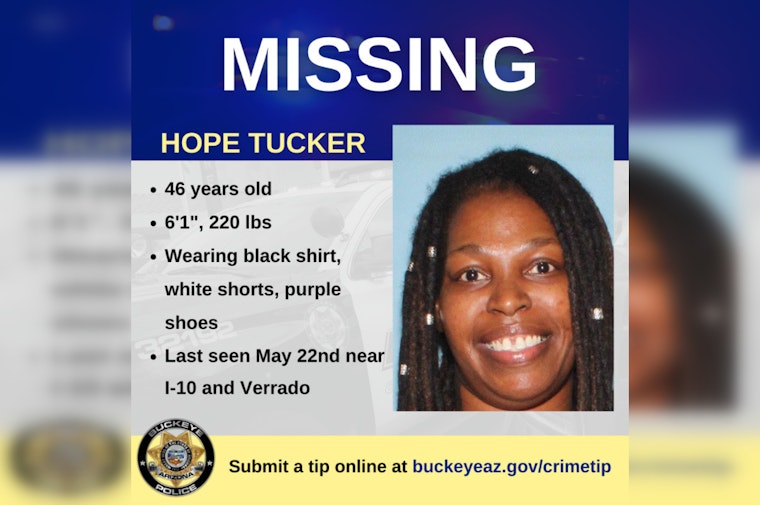 Buckeye Police Seek Urgent Public Aid In Locating Missing Woman Hope