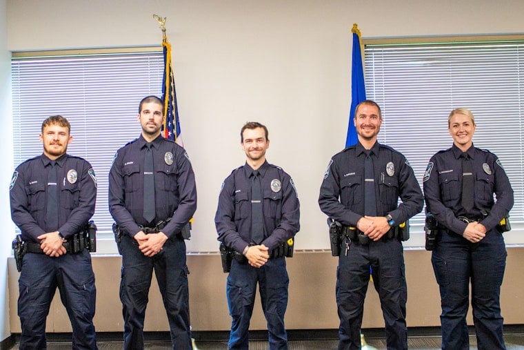 Burnsville Police Department Celebrates Promotions and Welcomes New