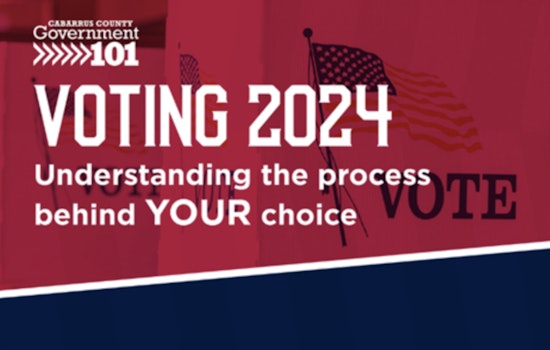 Cabarrus County Invites Residents to 'Gov 101: Voting 2024' Session in Concord for Election Insight