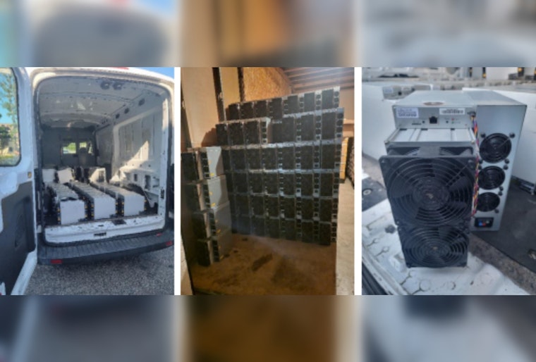 Canyon Country Man Arrested for Possession of Stolen Bitcoin-Mining Gear Worth $579K