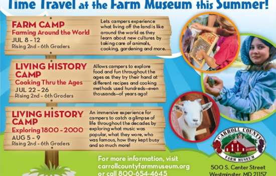 Carroll County Farm Museum Launches Interactive Summer Camp Series for Kids Focused on Farming, History, and Culture