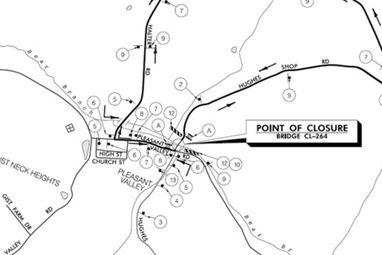 Carroll County's Hughes Shop Rd Closure Begins Due to Structure Replacement, Officials Urge Patience and Offer Detours