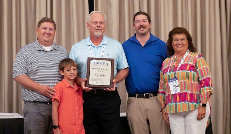 CDE Lightband's Brian Taylor Honored with Outstanding Service Award at TMEPA Meeting in Tennessee