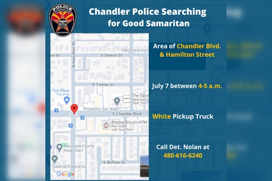 Chandler Police Seek Good Samaritans Who Assisted Assault Victim on Chandler Blvd