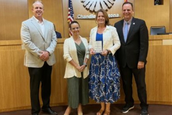 Chandler Wins Prestigious Healthy Arizona Worksite Platinum Award for Workplace Wellness Initiatives