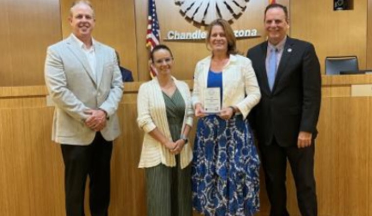Chandler Wins Prestigious Healthy Arizona Worksite Platinum Award for Workplace Wellness Initiatives