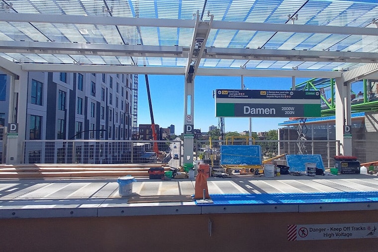 Chicago's New Damen Green Line Station to Open on August 5, Ahead of Democratic National Convention