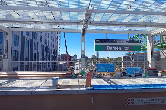 Chicago's New Damen Green Line Station to Open on August 5, Ahead of Democratic National Convention