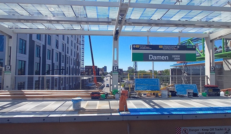 Chicago's New Damen Green Line Station to Open on August 5, Ahead of Democratic National Convention