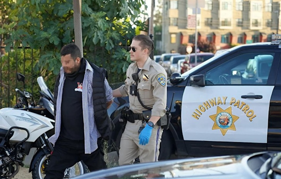 CHP Arrests Suspect in Oakland After Aerial-Assisted High-Speed Chase, Stolen Motorcycle, Drugs, and Unregistered Gun Seized