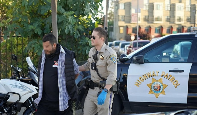 CHP Arrests Suspect in Oakland After Aerial-Assisted High-Speed Chase, Stolen Motorcycle, Drugs, and Unregistered Gun Seized