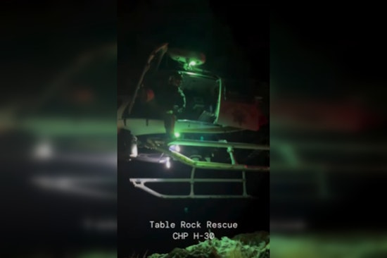 CHP Helicopter H-30 Heroically Saves Disoriented Hiker Near Calistoga With Night Vision Aided Rescue