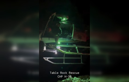 CHP Helicopter H-30 Heroically Saves Disoriented Hiker Near Calistoga With Night Vision Aided Rescue