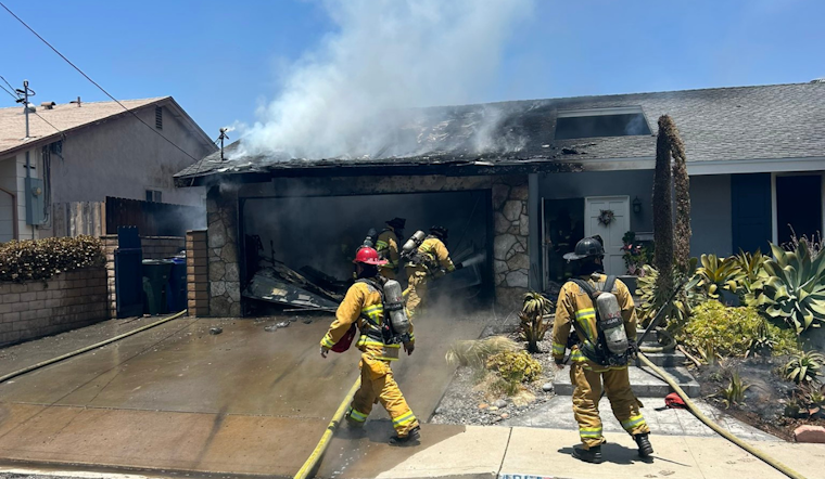 Chula Vista Home Engulfed in Flames, Residents and Firefighters Respond Bravely