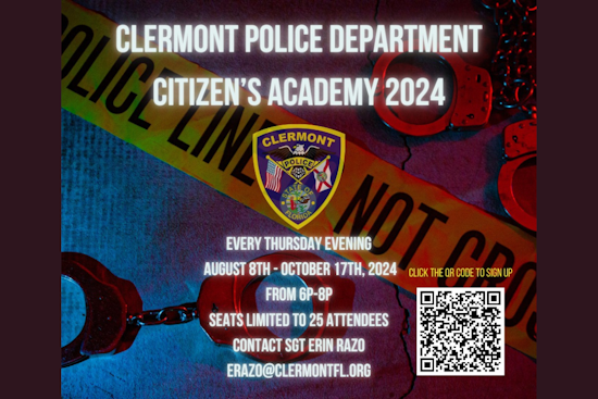 Clermont Police Department Opens Doors for Citizens Academy Experience