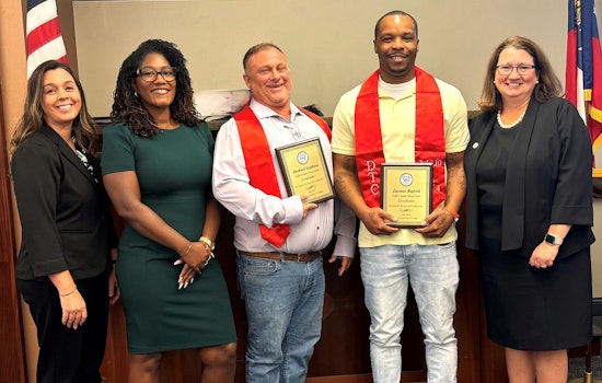 Cobb County Drug Treatment Court Celebrates Rehabilitation Milestones of Two Graduates