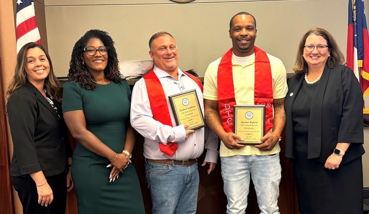 Cobb County Drug Treatment Court Celebrates Rehabilitation Milestones of Two Graduates