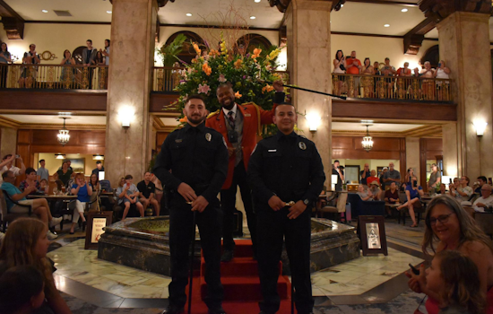Collierville Officers Honored as Duckmasters in Cherished Memphis Tradition at The Peabody Hotel