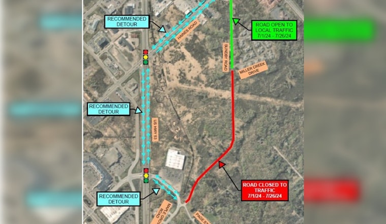 Construction Alert: Sundby Road in Dulah Closes July 1 for Utility Work, Seek Alternate Routes