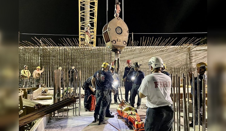 Construction Worker Rescued with Crane After Fall on Jupiter's US 1 Bridge