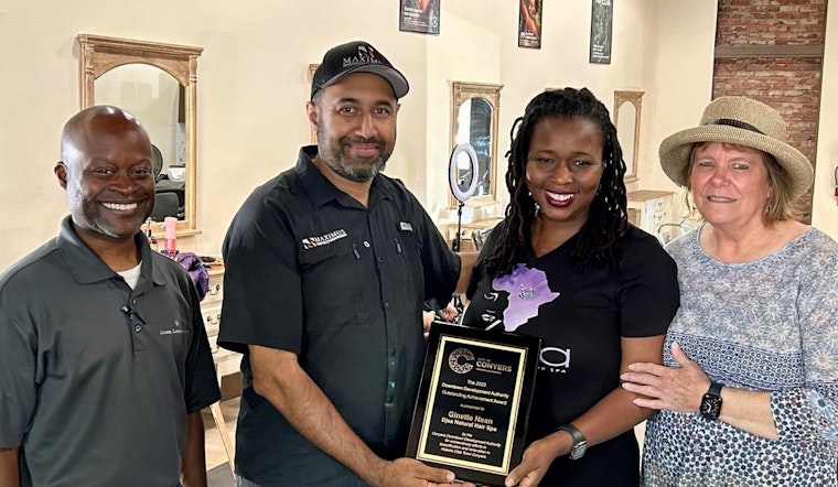 Conyers DDA Awards Local Salon Owner Ginette Nean for Revitalizing Historic Olde Town Site