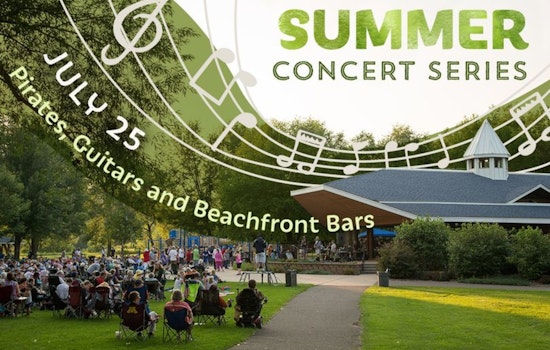 Coon Rapids Wraps Up Summer Concert Series with Free "Pirates, Guitars and Beachfront Bars" Performance
