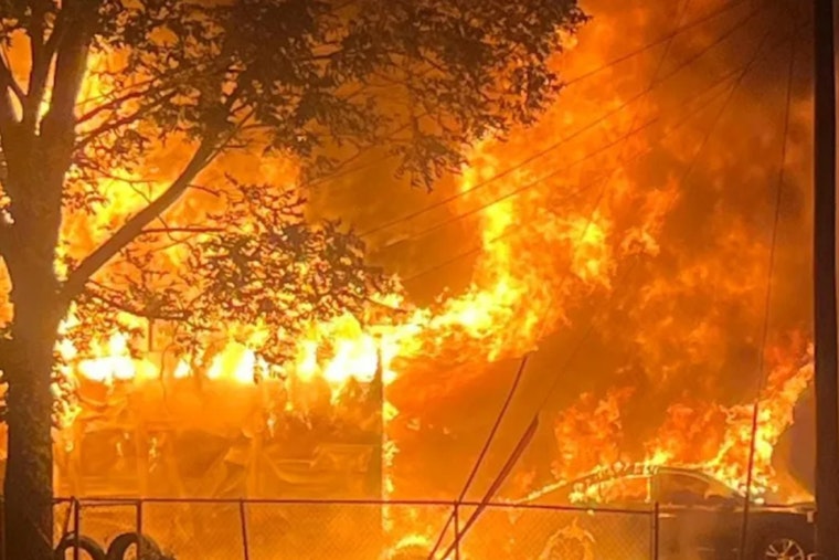 Covington House Engulfed in Flames, Suspected Fireworks Explosion Under Investigation