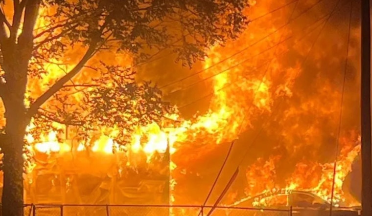 Covington House Engulfed in Flames, Suspected Fireworks Explosion Under Investigation